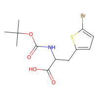 Boc-D-α-（5-溴噻吩基）丙氨酸，261380-16-9，98%，阿拉丁