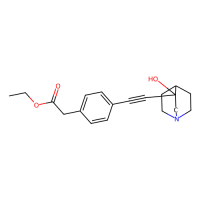 ethyl 2-[4-(2-{3-hydroxy-1-azabicyclo[2.2.2]octan-3-yl}ethynyl)phenyl]acetate，Moligand™，阿拉丁