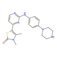 2(3H)-Thiazolone, 3,4-diMethyl-5-[2-[[4-(1-piperazinyl)phenyl]aMino]-4-pyriMidinyl]-，851439-14-0，阿拉丁