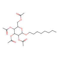 1-O-辛基-β-D-吡喃葡萄糖苷2,3,4,6-四乙酸盐，38954-67-5，≥95%，阿拉丁