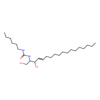 D-赤型-N-[2-(1,3-二羟基-4E-十八碳烯)]-N'-己烷-脲-鞘氨醇，486991-52-0，≥99%，阿拉丁