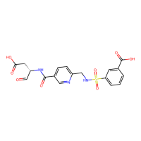 5-[[5-[[(2S)-1-carboxy-3-oxopropan-2-yl]carbamoyl]pyridin-2-yl]methylsulfamoyl]-2-hydroxybenzoic acid，Moligand™，阿拉丁