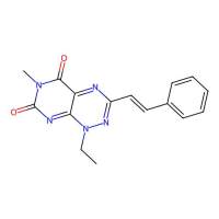 1-ethyl-6-methyl-3-[(E)-2-phenylethenyl]pyrimido[5,4-e][1,2,4]triazine-5,7-dione，阿拉丁