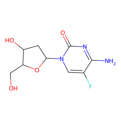 5-氟脱氧胞苷,10356-76-0,10mM in DMSO,阿拉丁产品图