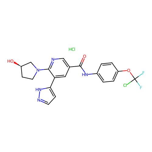 Asciminib hydrochloride，2119669-71-3，≥99%，阿拉丁产品图