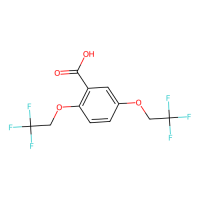 2,5-双(2,2,2-三氟乙氧基)苯甲酸,35480-52-5,≥98%,阿拉丁