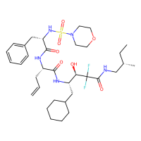 (2S)-N-[(2S,3R)-1-cyclohexyl-4,4-difluoro-3-hydroxy-4-{[(2S)-2-methylbutyl]carbamoyl}butan-2-yl]-2-[(2S)-2-[(morpholine-4-sulfonyl)amino]-3-phenylpropanamido]pent-4-enamide，Moligand™，阿拉丁