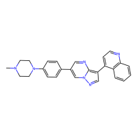 4-[6-[4-(4-methylpiperazin-1-yl)phenyl]pyrazolo[1,5-a]pyrimidin-3-yl]quinoline，Moligand™，阿拉丁