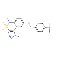 N-[(4-tert-butylphenyl)methyl]-1,5-dimethyl-4,4-dioxopyrazolo[4,3-c][2,1]benzothiazin-8-amine，Moligand™，阿拉丁