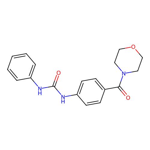 1-[4-(Morpholine-4-carbonyl)phenyl]-3-phenylurea，354766-81-7，阿拉丁产品图