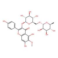 3,4′,5,7-四羟基-6-甲氧基黄酮-3-O-芸香糖苷,403861-33-6,≥98%,阿拉丁