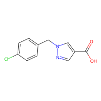 1-[(4-chlorophenyl)methyl]pyrazole-4-carboxylic acid，1006452-71-6，97%，阿拉丁