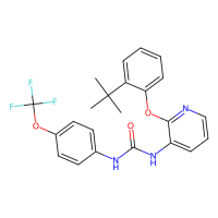 1-[2-(2-tert-butylphenoxy)pyridin-3-yl]-3-[4-(trifluoromethoxy)phenyl]urea，Moligand™，阿拉丁