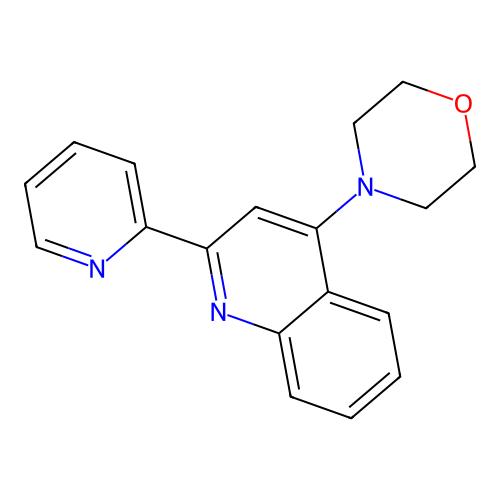 Quinoline, 4-(4-morpholinyl)-2-(2-pyridinyl)-，133698-98-3，阿拉丁产品图