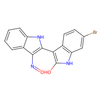 (2'Z,3'E)-6-溴靛玉红-3'-肟,667463-62-9,Moligand™, ≥98%,阿拉丁