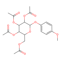 4-甲氧苯基2,3,4,6-四-O-乙酰基-β-D-吡喃半乳糖苷，2872-65-3，≥98%(HPLC)，阿拉丁