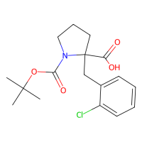 Boc-α-(2-氯苄基)-DL-Pro-OH，351002-86-3，≥96.0% (HPLC)，阿拉丁