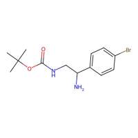 (2-氨基-2-(4-溴苯基)乙基)氨基甲酸叔丁酯，939760-50-6，≥96%，阿拉丁