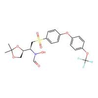 N-((S)-1-((S)-2,2-Dimethyl-1,3-dioxolan-4-yl)-2-((4-(4-(trifluoromethoxy)phenoxy)phenyl)sulfonyl)ethyl)-N-hydroxyformamide,286845-00-9,阿拉丁