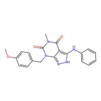 7-[(4-methoxyphenyl)methyl]-5-methyl-3-(phenylamino)-2H,4H,5H,6H,7H-pyrazolo[3,4-d]pyrimidine-4,6-dione，1160521-51-6，阿拉丁