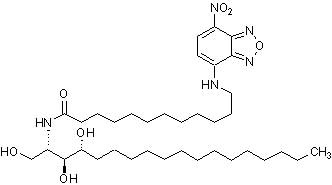 N-十二烷酰基-NBD-植物鞘氨醇，≥98%，阿拉丁产品图