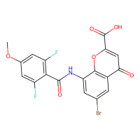 6-bromo-8-[(2,6-difluoro-4-methoxybenzoyl)amino]-4-oxochromene-2-carboxylic acid，Moligand™，阿拉丁