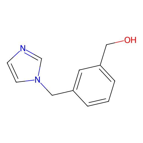[3-(1H-Imidazol-1-ylmethyl)phenyl]methanol，151055-79-7，阿拉丁产品图