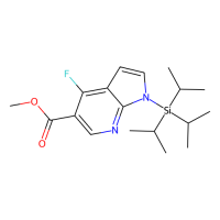 methyl 4-fluoro-1-[tris(propan-2-yl)silyl]-1H-pyrrolo[2,3-b]pyridine-5-carboxylate，685513-92-2，97%，阿拉丁