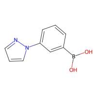 3-(1H-吡唑-1-基)苯基硼酸(含不等量的酸酐)，476620-22-1，≥98%，阿拉丁