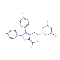 (4S,6S)-6-{2-[1,5-bis(4-fluorophenyl)-3-(propan-2-yl)-1H-pyrazol-4-yl]ethyl}-4-hydroxyoxan-2-one，Moligand™，阿拉丁