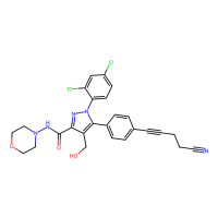 5-[4-(4-cyanobut-1-yn-1-yl)phenyl]-1-(2,4-dichlorophenyl)-4-(hydroxymethyl)-N-(morpholin-4-yl)-1H-pyrazole-3-carboxamide，Moligand™，阿拉丁