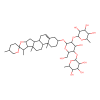 薯蓣皂甙，19057-60-4，Moligand™, 10mM in DMSO，阿拉丁