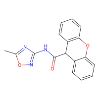 N-(5-methyl-1,2,4-oxadiazol-3-yl)-9H-xanthene-9-carboxamide，Moligand™，阿拉丁