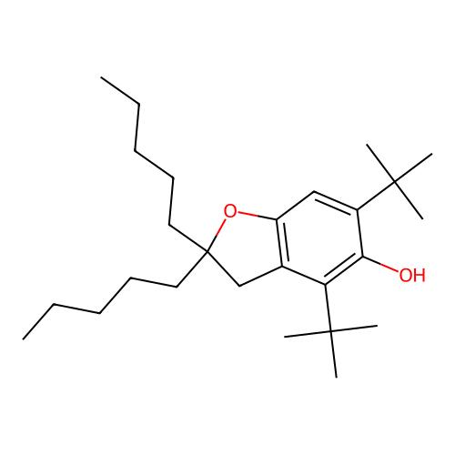 2,3-Dihydro-5-hydroxy-2,2-dipentyl-4,6-di-tert-butylbenzofuran,157360-23-1,阿拉丁产品图