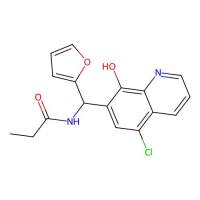N-[(5-chloro-8-hydroxyquinolin-7-yl)-(furan-2-yl)methyl]propanamide，阿拉丁