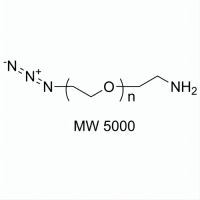 Azide-PEG-amine，MW 5000，阿拉丁