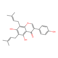 4',5,7-三羟基-6,8-二pr烯基异flavone，51225-28-6，≥85%(LC/MS-UV)，阿拉丁