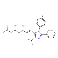 (3R,5S,6E)-7-[1-(4-fluorophenyl)-2-phenyl-4-(propan-2-yl)-1H-imidazol-5-yl]-3,5-dihydroxyhept-6-enoate，Moligand™，阿拉丁