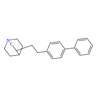 3-[2-(4-phenylphenyl)ethyl]-1-azabicyclo[2.2.2]octane，Moligand™，阿拉丁