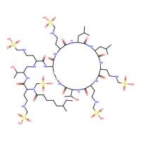 Unk-N(MeSO3H)Dab(MeSO3H)-Unk-Dab(MeSO3H)-Dab(1)-Dab(MeSO3H)-D-Leu-Leu-Dab(MeSO3H)-D-Dab(MeSO3H)-Thr-(1),阿拉丁
