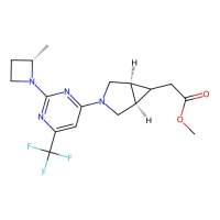 methyl 2-(rel-(1R,5S,6r)-3-(2-((S)-2-methylazetidin-1-yl)-6-(trifluoromethyl)pyrimidin-4-yl)-3-azabicyclo[3.1.0]hexan-6-yl)acetate，2102501-83-5，阿拉丁