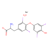 左旋甲状腺素钠 水合物，25416-65-3，分析标准品，阿拉丁