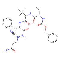 benzyl N-[(1S)-1-{[(1S)-1-{[(1S)-1-[N'-(2-carbamoylethyl)-N'-cyano-N-methylhydrazinecarbonyl]-2-phenylethyl]carbamoyl}-2,2-dimethylpropyl]carbamoyl}propyl]carbamate，Moligand™，阿拉丁