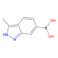 (3-甲基-1H-吲唑-6-基)硼酸(含不等量酸酐),1245816-26-5,≥97%,阿拉丁