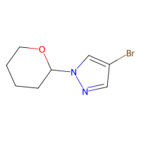 4-溴-1-(四氢-2H-吡喃-2-基)-1H-吡唑,82099-98-7,≥98%,阿拉丁