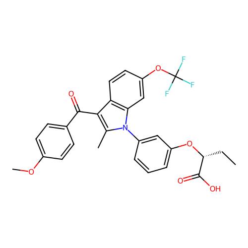(R)-2-(3-(3-(4-methoxybenzoyl)-2-methyl-6-(trifluoromethoxy)-1H-indol-1-yl)phenoxy)butanoic acid,668455-28-5,阿拉丁产品图