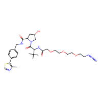 (S,R,S)-AHPC-PEG₃-叠氮化物,1797406-80-4,≥95%,阿拉丁