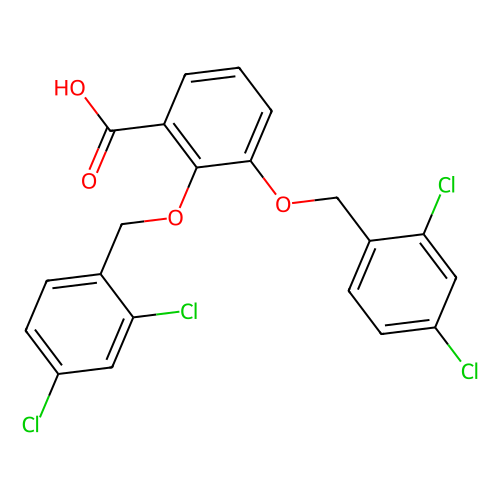 2,3-bis[(2,4-dichlorophenyl)methoxy]benzoic acid，Moligand™，阿拉丁产品图