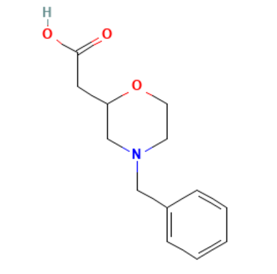 (4-苄基吗啉-2-基)乙酸，146944-27-6，≥97%，阿拉丁
