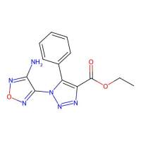 ethyl 1-(4-amino-1,2,5-oxadiazol-3-yl)-5-phenyl-1H-1,2,3-triazole-4-carboxylate,296769-60-3,阿拉丁